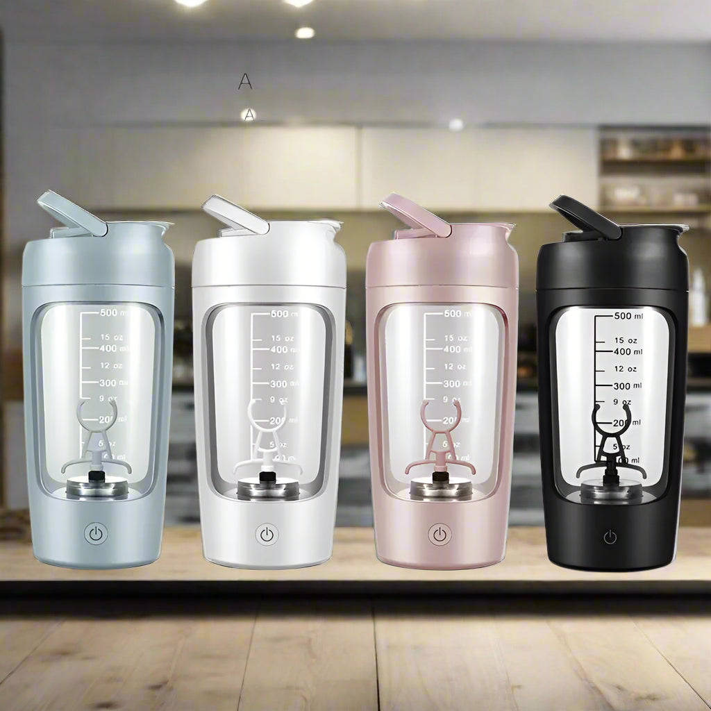 Electric Portable Whey Protein Shaker Bottle