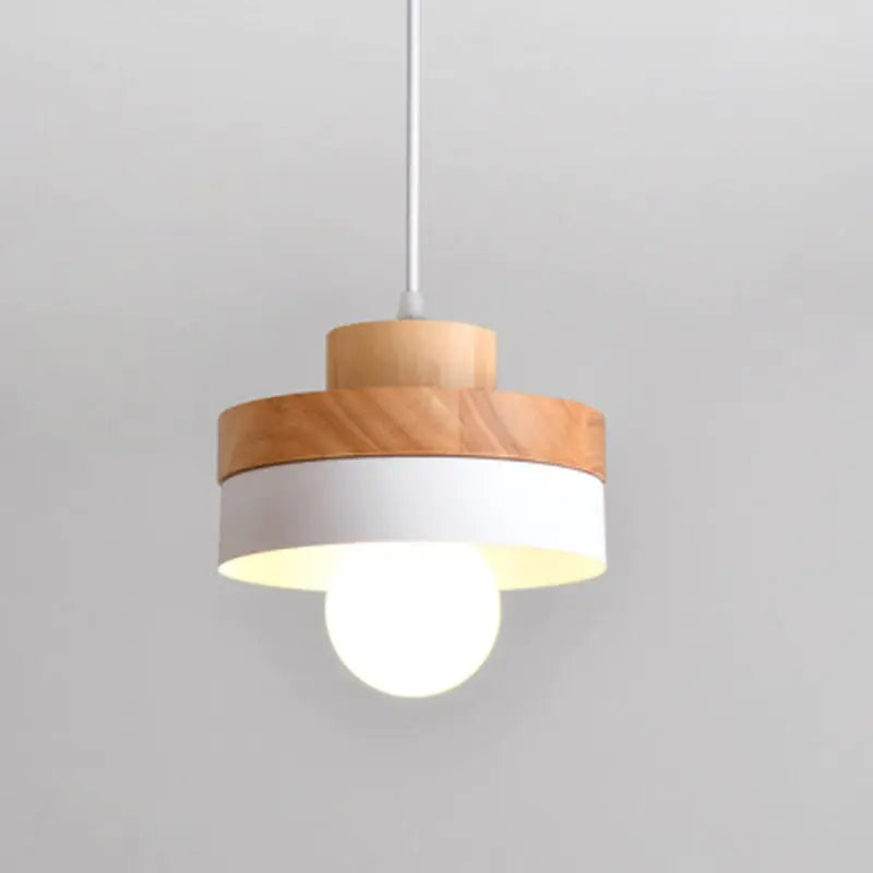 Modern Style Wooden Acorn Chandelier