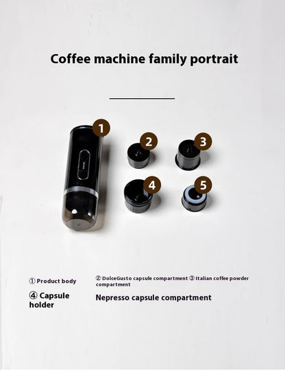 Compact Electric Espresso Pod Machine