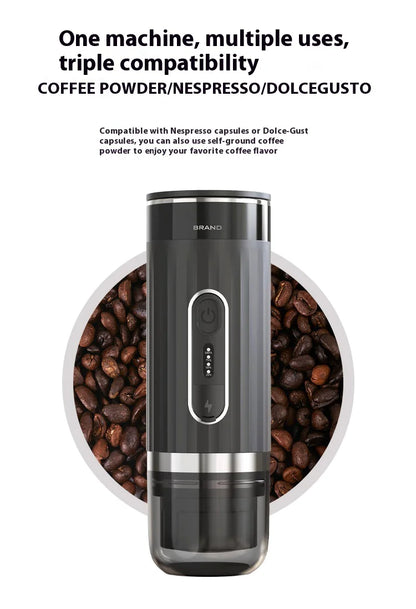 Compact Electric Espresso Pod Machine